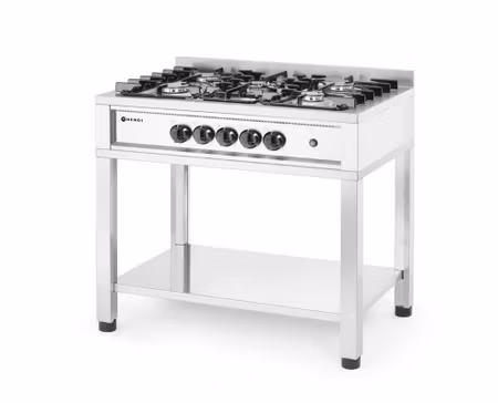 Gasolspis - 5 brännare, öppen stativ, HENDI, Kitchen Line, 14,3kW, 900x640x(H)910mm