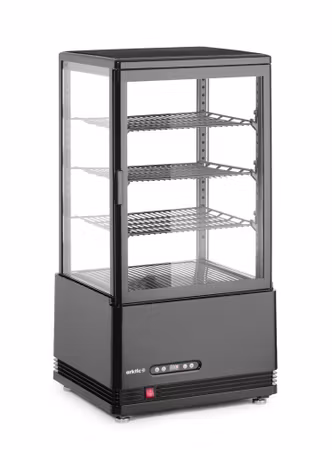Kyldisplay, 68 l, Arktic, svart, 230V/170W, 397x444x(H)875mm