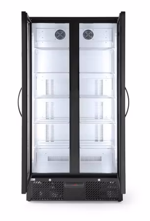 Barkyl två dörrar, Arktic, 384L, svart, 230V/365W, 940x635x(H)1983mm