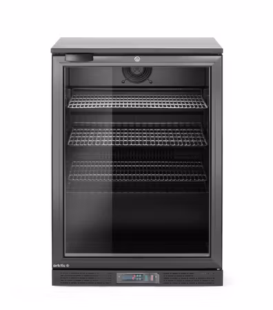 Barkyl en dörr, Arktic, 105L, svart, 230V/120W, 600x530x(H)870mm