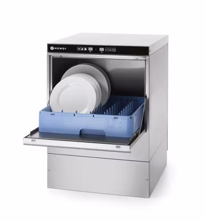 Diskmaskin 50x50 - elektronisk styrning, HENDI, Kitchen Line, 230V/3600W, 570x600x(H)830mm