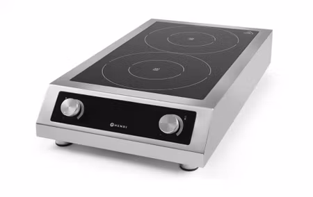 Induktionshäll modell 7000, HENDI, Profi Line, 400V/7000W, 405x700x(H)145mm