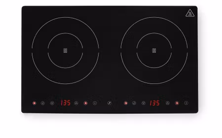 Dubbel induktionshäll, HENDI, Kitchen Line, 230V/3500W, 608x405x(H)54mm