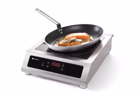 Induktionshäll 3500 D XL, HENDI, Profi Line, 230V/3500W, 390x490x(H)120mm
