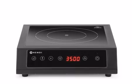 Induktionshäll 3500 D XL, HENDI, svart, 230V/3500W, 355x400x(H)100mm