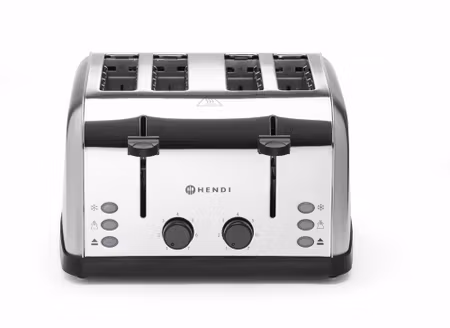 Brödrost 4-skivor, HENDI, 240V/1500W, 295x335x(H)180mm