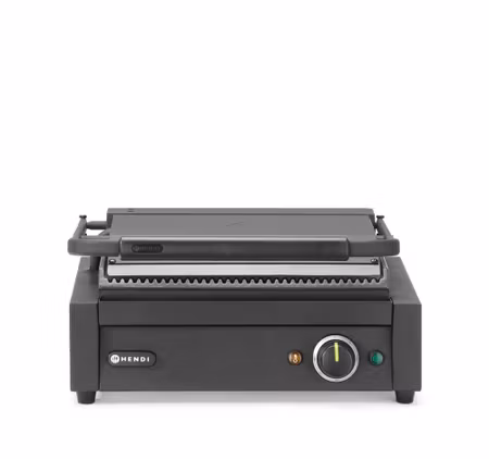 Kontaktgrill Panini, HENDI, svart, 220-240V/2200W, 430x375x(H)216mm