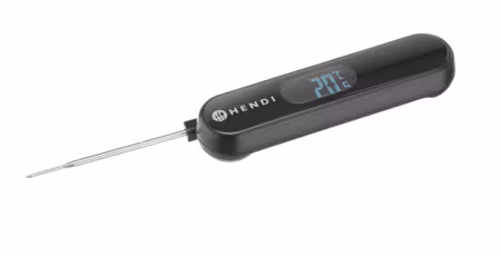 Termometer, hopfällbar, HENDI, svart, 150x35x(H)27mm