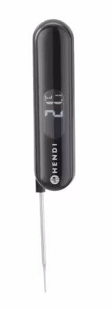 Termometer, hopfällbar, HENDI, svart, 150x35x(H)27mm