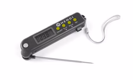 Termometer med hopfällbar insticksgivare, HENDI, 160x40x(H)25mm
