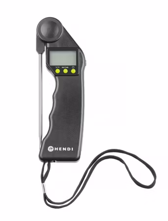 Digital termometer med hopfällbar insticksgivare, HENDI, svart, 160x55x(H)20mm