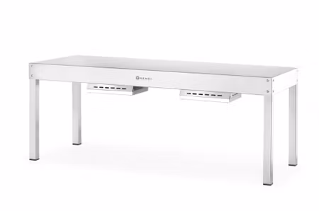 Värmebrygga, HENDI, silver, 230V/1000W, 1000x400x(H)400mm, rektangulär