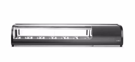 Sushikyl, Arktic, kantiner ingår: 6x GN 1/3 (H) 40mm., svart, 230V/190W, 426x1529x(H)296mm