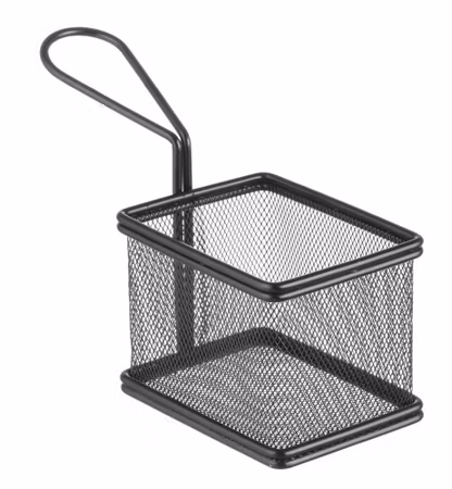 Serveringskorg i fritöskorgsmodell, HENDI, 100x80x(H)75mm