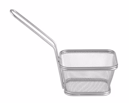 Serveringskorg i fritöskorgsmodell stapelbar, HENDI, 105x90x(H)60mm