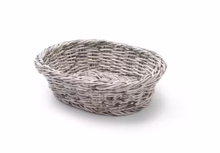 Bagerikorg oval, HENDI, ljusgrå, 250x190x(H)65mm