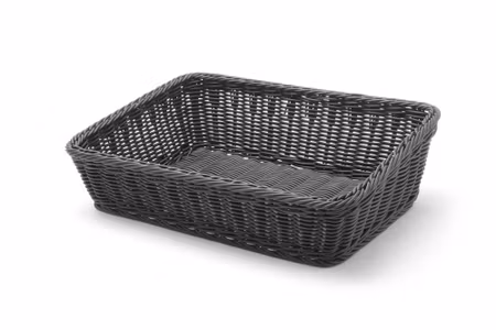 Bagerikorg vinklad, HENDI, svart, 400x300x(H)120mm