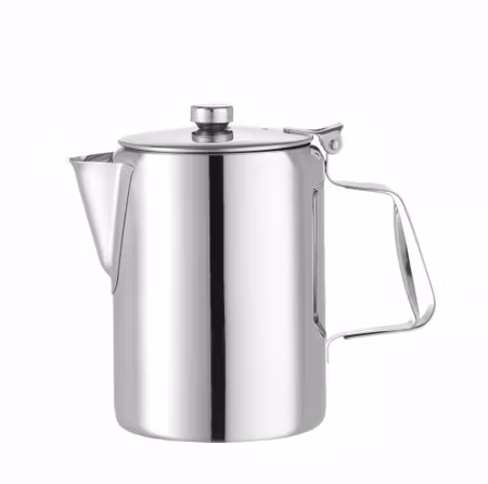 Kaffe- och tekanna med lock, HENDI, 0,6L, ⌀97x(H)142mm