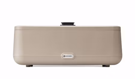 Chafing dish UNIQ, HENDI, formgiven av Robert Bronwasser, GN 1/1, beige, 230V/700W, 607x402x(H)245mm
