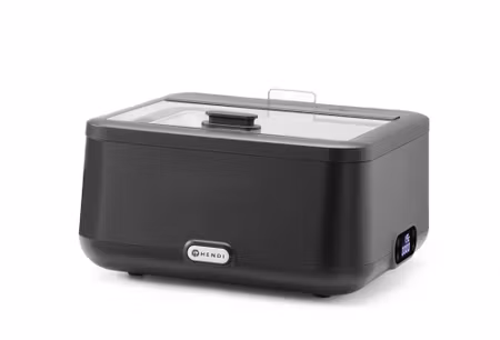 Chafing dish UNIQ, HENDI, formgiven av Robert Bronwasser, GN 2/3, svart, 230V/500W, 433x403x(H)248mm