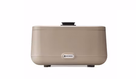 Chafing dish UNIQ, HENDI, formgiven av Robert Bronwasser, GN 2/3, beige, 230V/500W, 433x403x(H)248mm