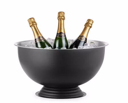 Champagneskål, BarUp, 13L, svart, ⌀393x(H)214mm, rund