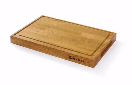 Serveringsbräda av ek, HENDI, 420x280x(H)40mm, rektangulär