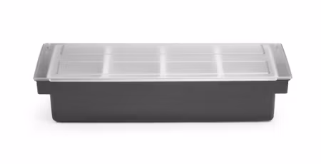 Kryddhållare, BarUp, 4 kantiner, 480x150x(H)100mm