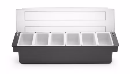 Kryddhållare, BarUp, 6 kantiner, 480x150x(H)100mm