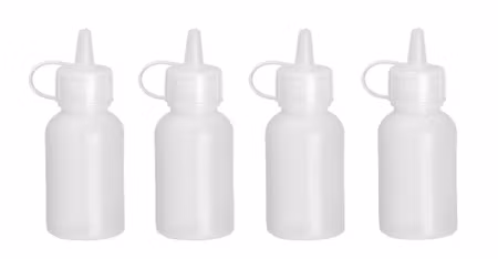 Minisåsdispenser - set med 4 st., HENDI, 0,03L, transparent, ⌀30x(H)85mm