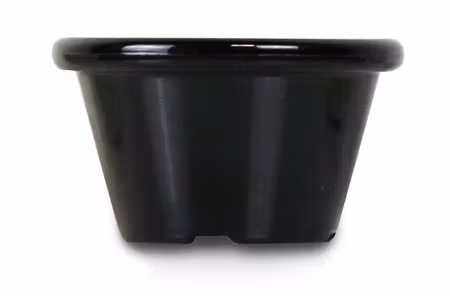 Portionsform, HENDI, 0,045L, svart, 12 st., ⌀60x(H)35mm