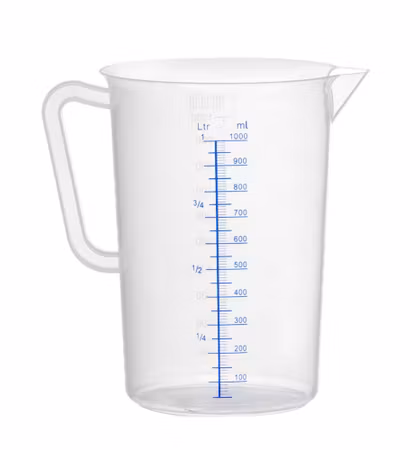 Måttkanna polypropen, HENDI, Kitchen Line, 1L, ⌀110x(H)170mm