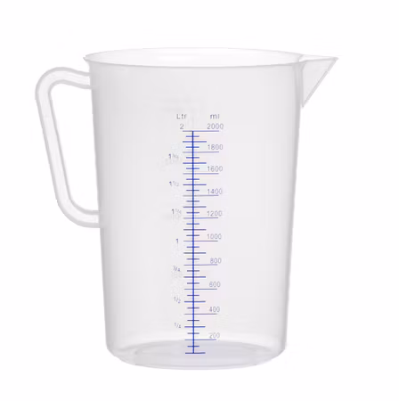 Måttkanna polypropen, HENDI, Kitchen Line, 2L, ⌀140x(H)215mm