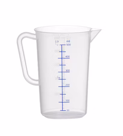Måttkanna polypropen, HENDI, Kitchen Line, 0,5L, ⌀90x(H)140mm