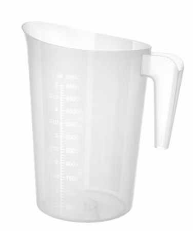 Måttkanna stapelbar, HENDI, Budget Line, 5L, ⌀210x(H)270mm