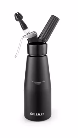 Gräddsifon, HENDI, Kitchen Line, 0,5L, svart, ⌀80x(H)260mm