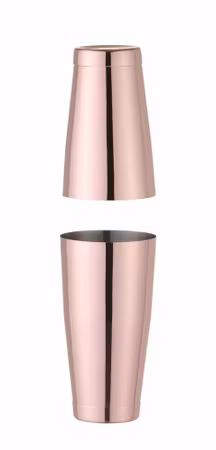 Bostonshaker i metall, BarUp, 0,8L, koppar, ⌀90mm