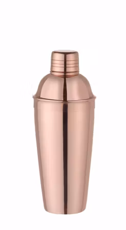 Tredelad cobblershaker, BarUp, 0,755L, koppar, ⌀85x(H)240mm