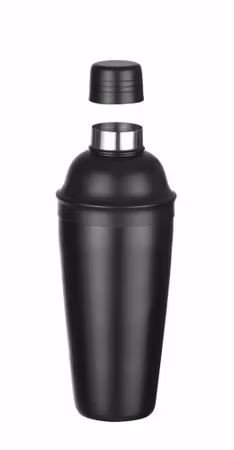 Tredelad cobblershaker, BarUp, svart, ⌀85x(H)240mm