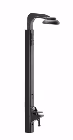 Droppfri flaskhållare för väggmontering, BarUp, svart, 160x45x(H)350mm