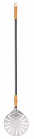 Pizzaspade, rund, HENDI, perforerad, 230x1200mm