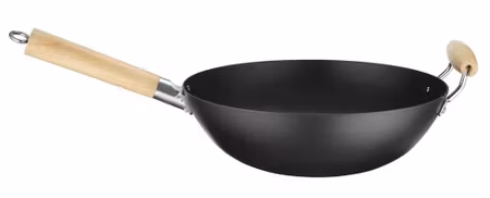 Wok med trähandtag, HENDI, ⌀324x565mm
