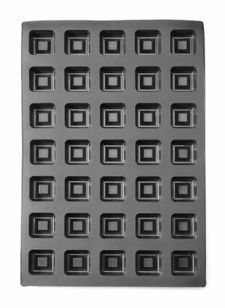 Silikonform fyrkantig, HENDI, 570x375x(H)25mm, fyrkantig