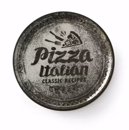 Pizzatallrik Recipe Collection svart, HENDI, svart, ⌀310mm