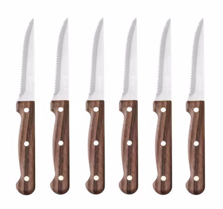 Grillkniv, HENDI, Profi Line, brun, 6 st., (L)210mm