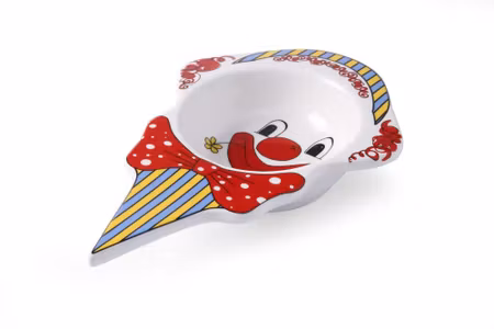 Glasskål Clown, HENDI, 226x145x(H)37mm