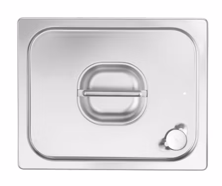 Lock till GN-kantiner med silikonkant, HENDI, Profi Line, GN 1/2, 265x325mm