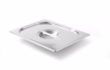 Lock till GN-kantiner med slevurtag, HENDI, Kitchen Line, GN 1/2, 265x325mm