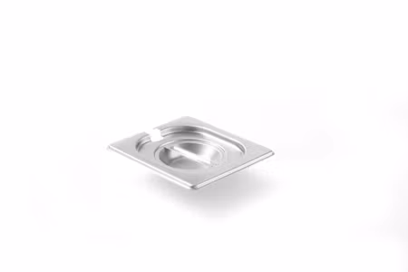 Lock till GN-kantiner med slevurtag, HENDI, Kitchen Line, GN 1/6, 176x162mm