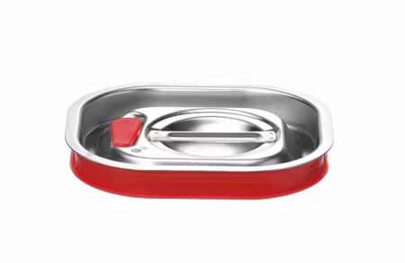 Lock till GN-kantiner med silikonkant, HENDI, Kitchen Line, GN 1/6, 156x142mm